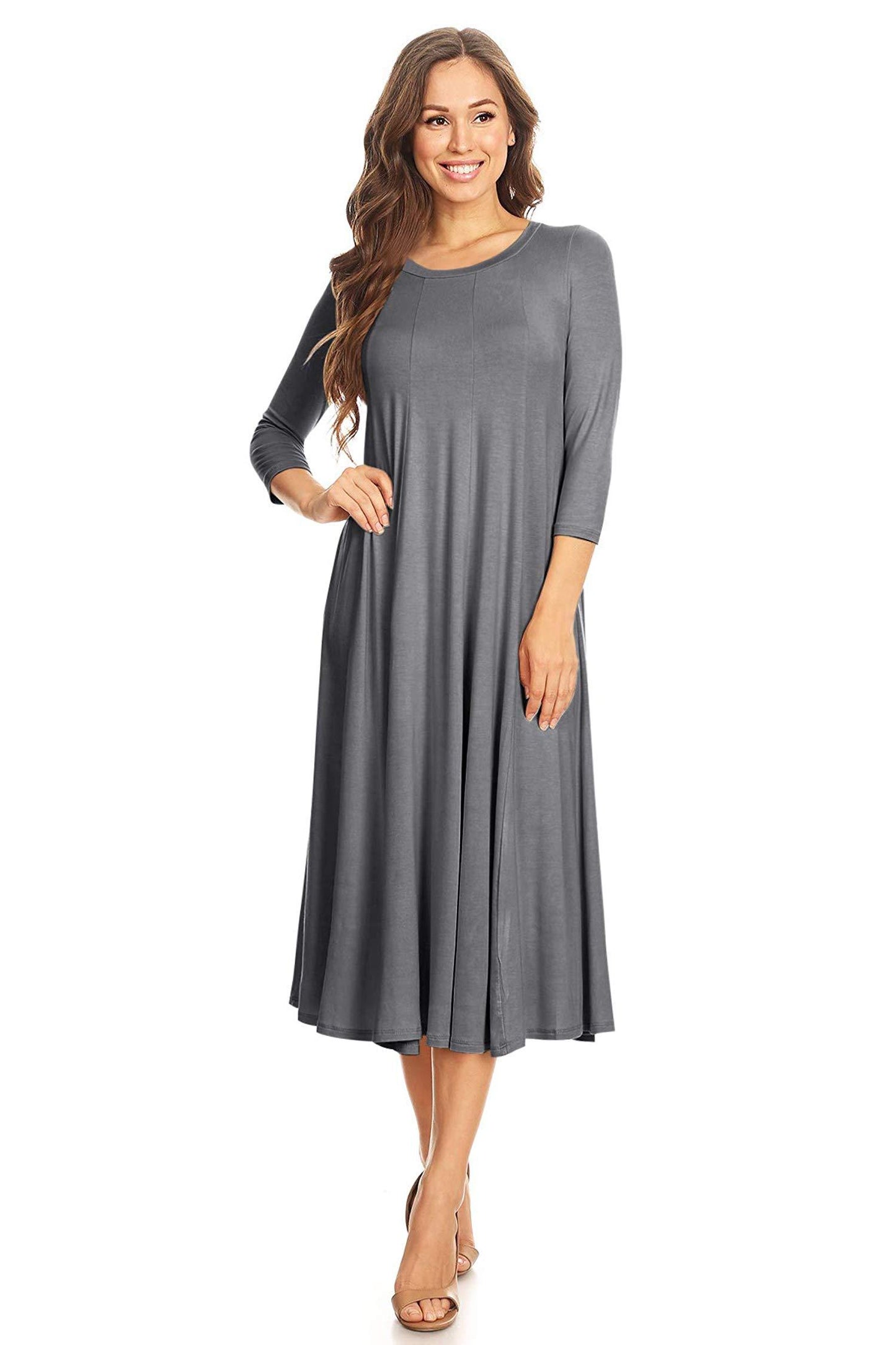 Základní šaty s pevným potiskem