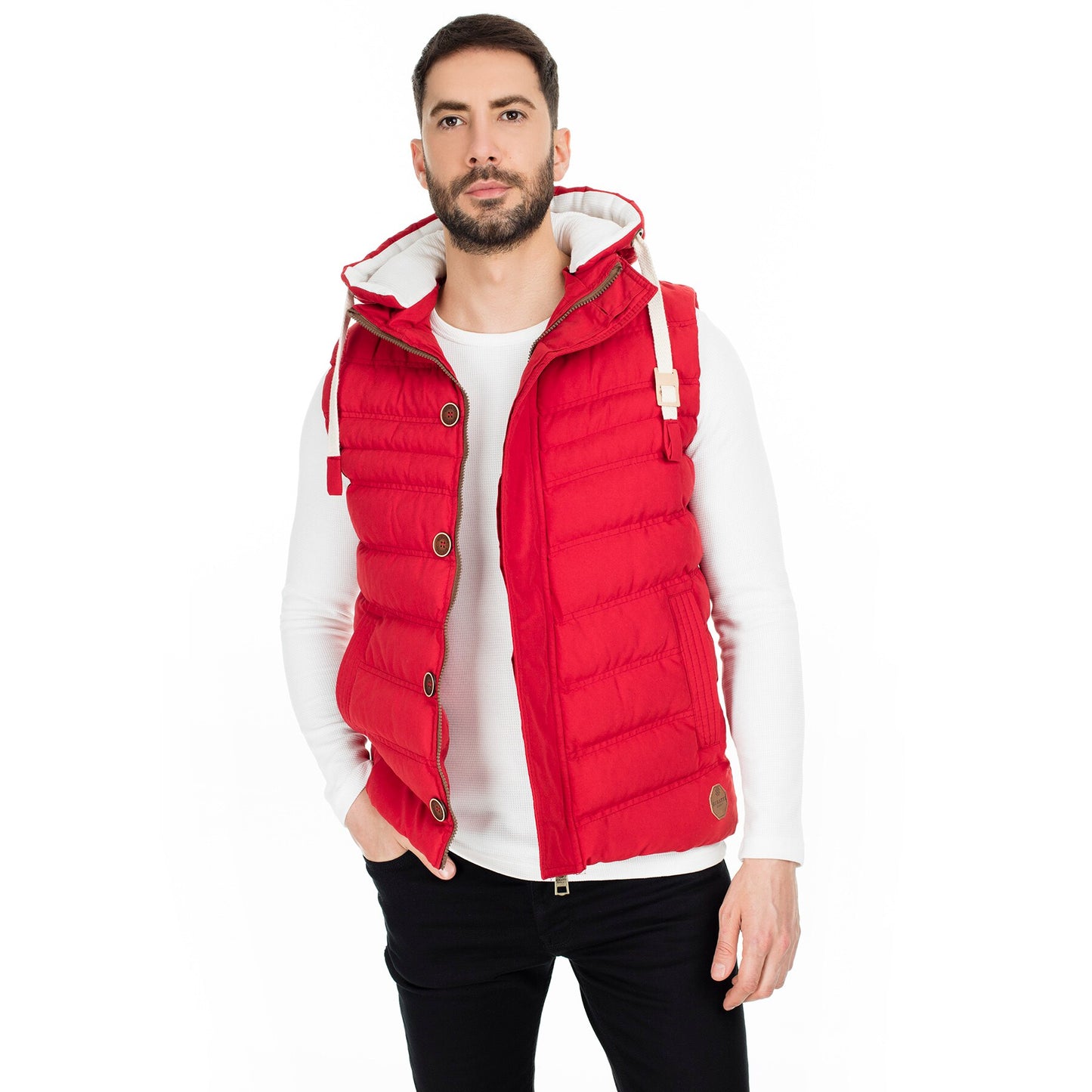 Hooded Slim Fit Vest