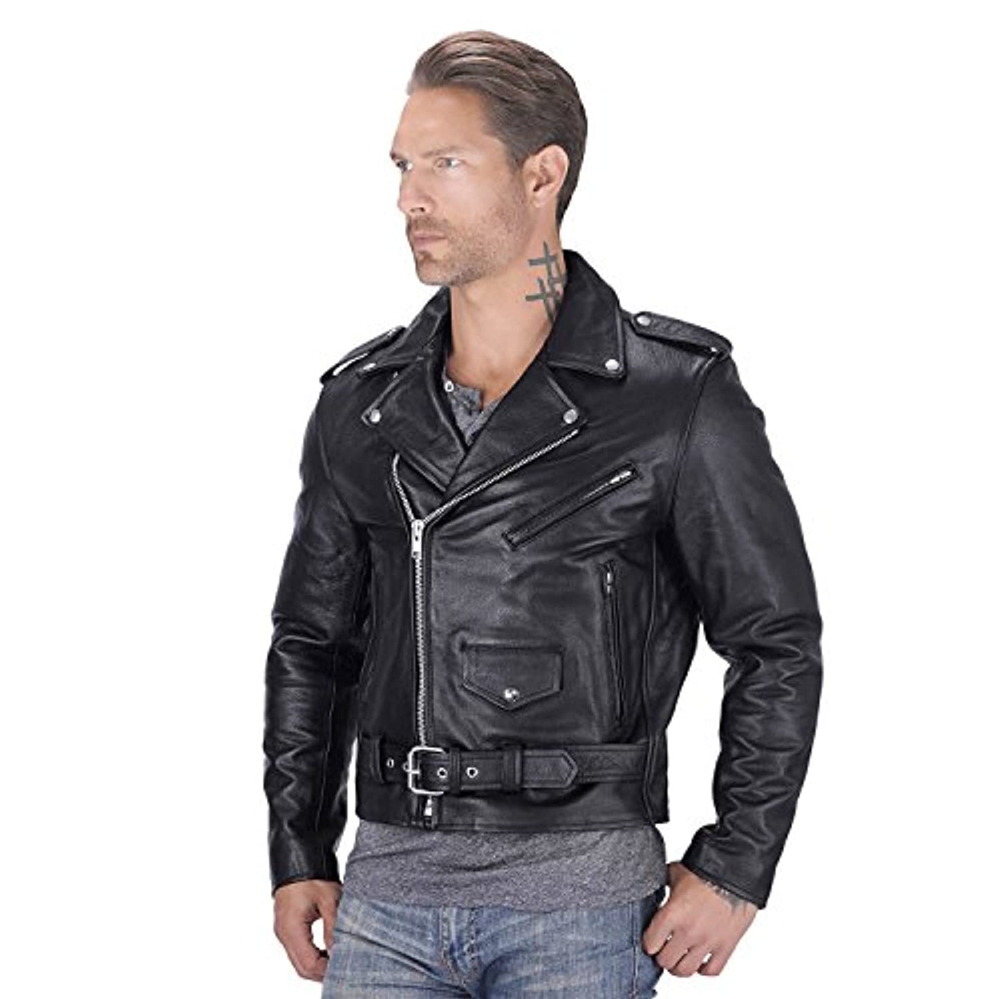 Motorcycle Leather Jacket