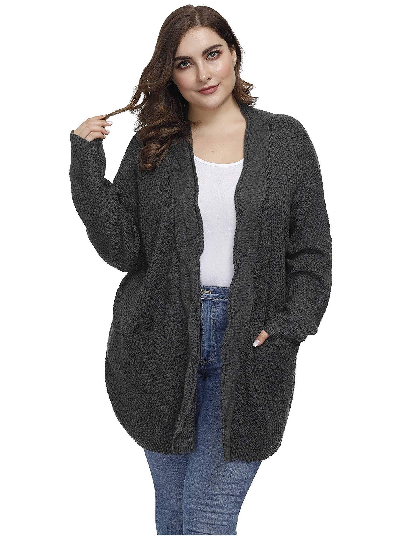 Oversized Woolen Cardigan