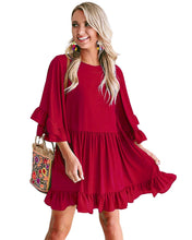 Load image into Gallery viewer, Babydoll Draped Dress