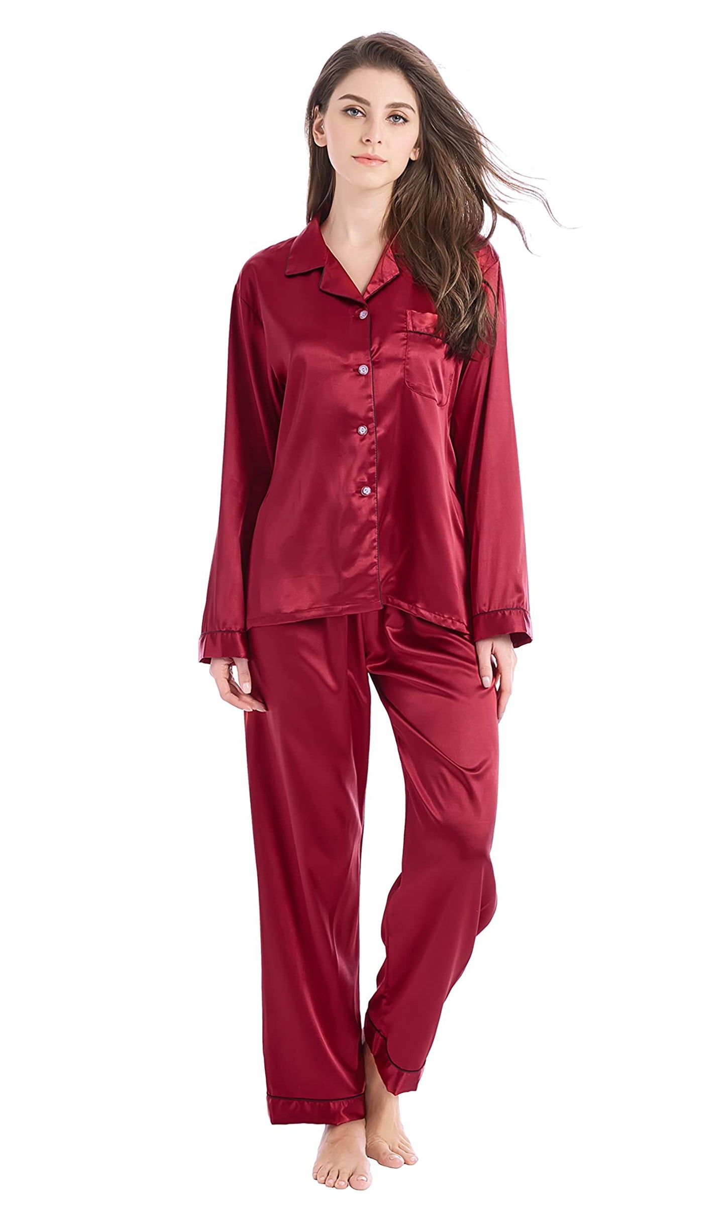 Basic Satin Pajama Set