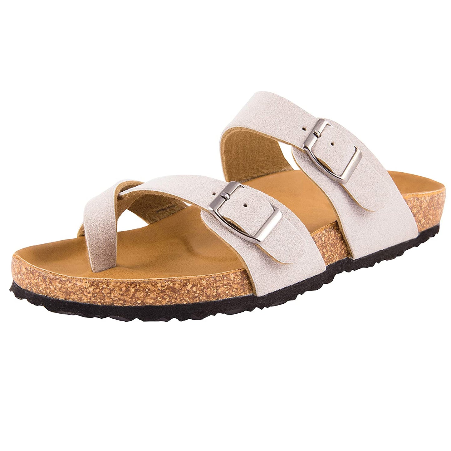 Leather Slides Sandals