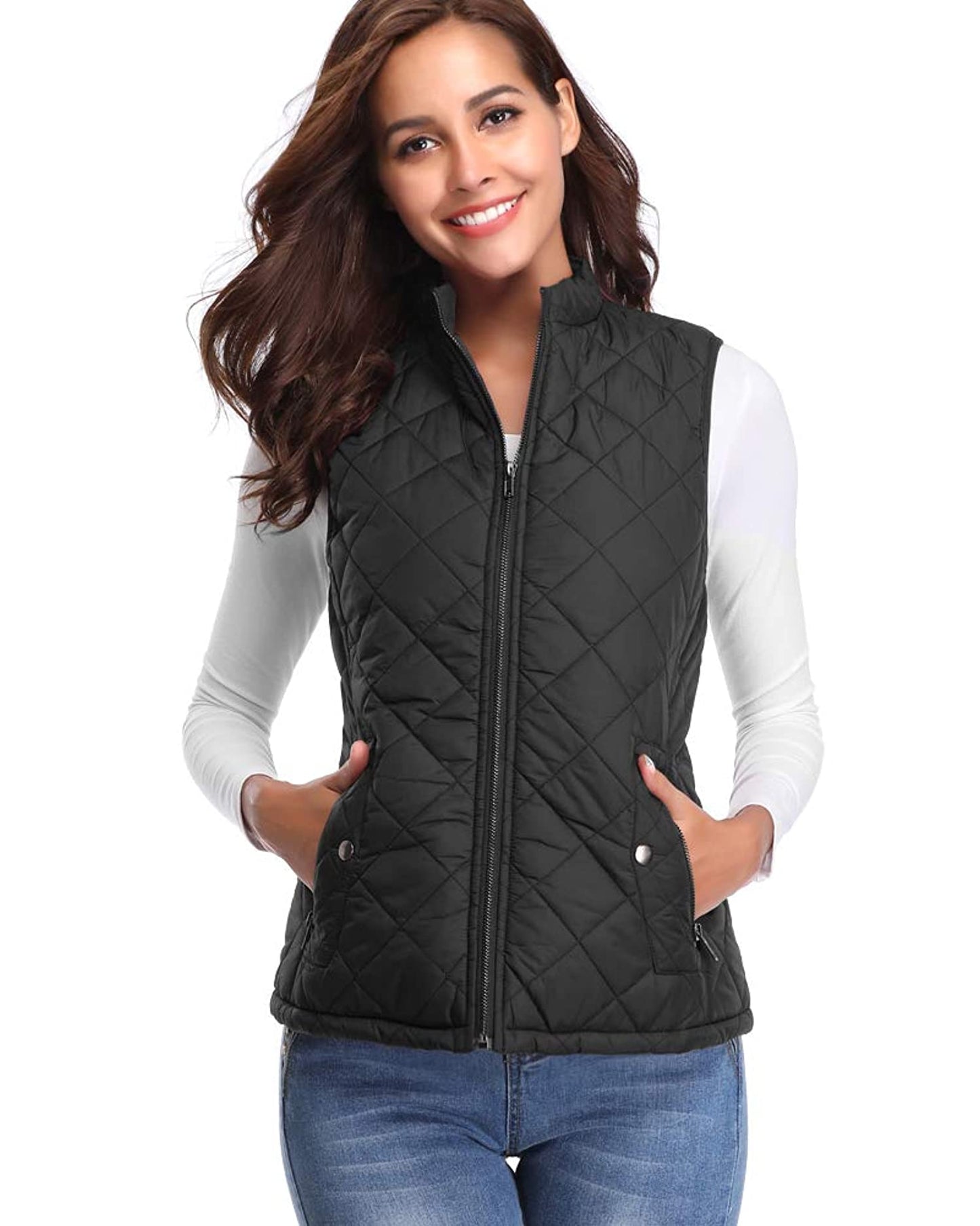 Padded Zipped Vest