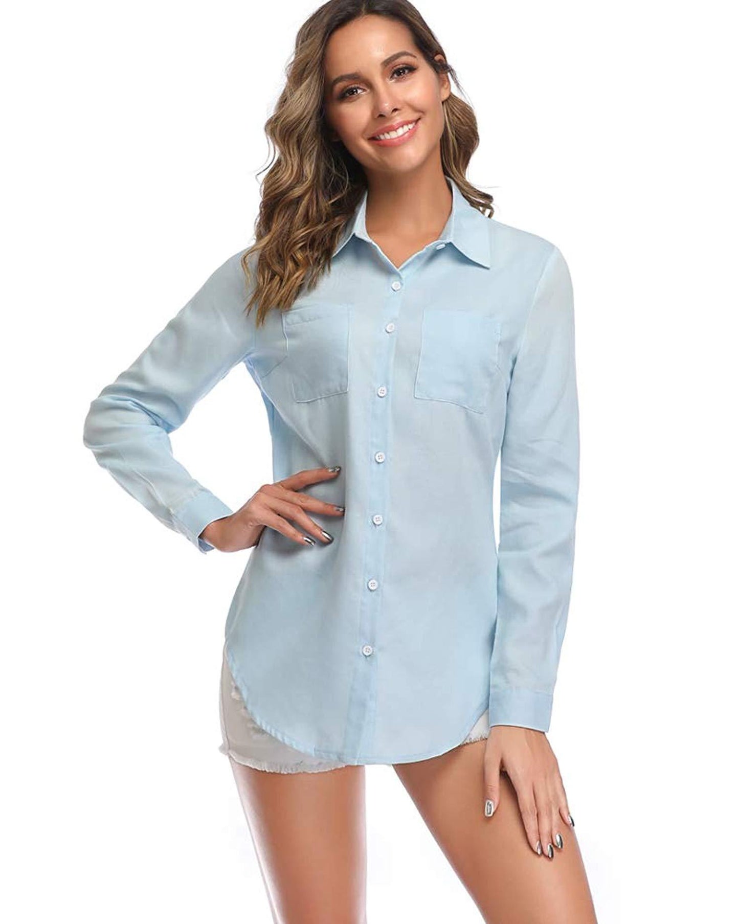 Chambray Button Down Shirt