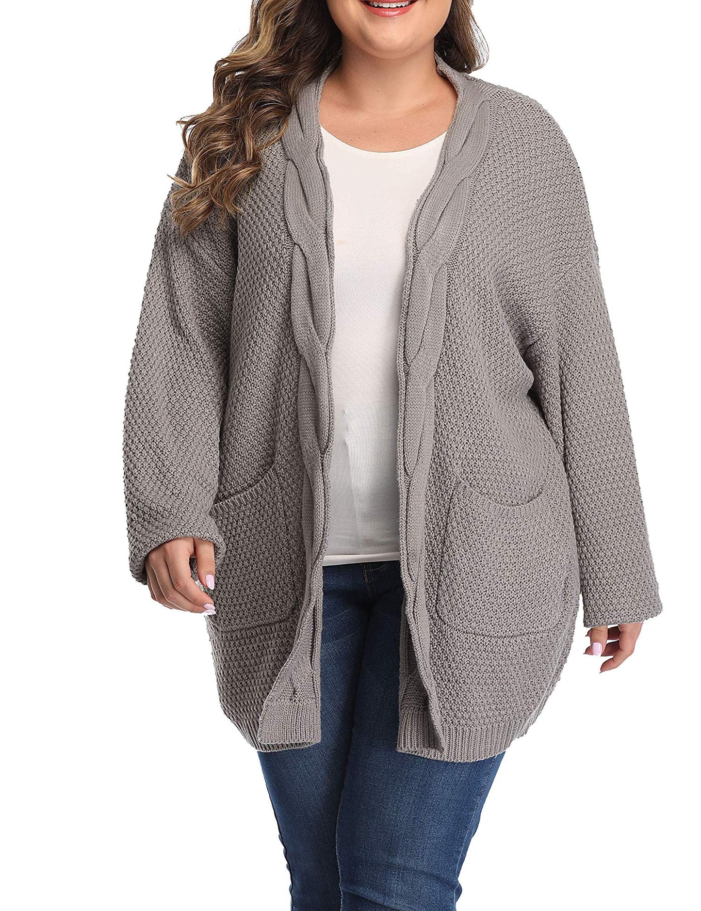 Oversized Woolen Cardigan