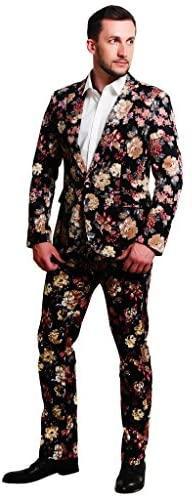 Floral Slim Fit Suit