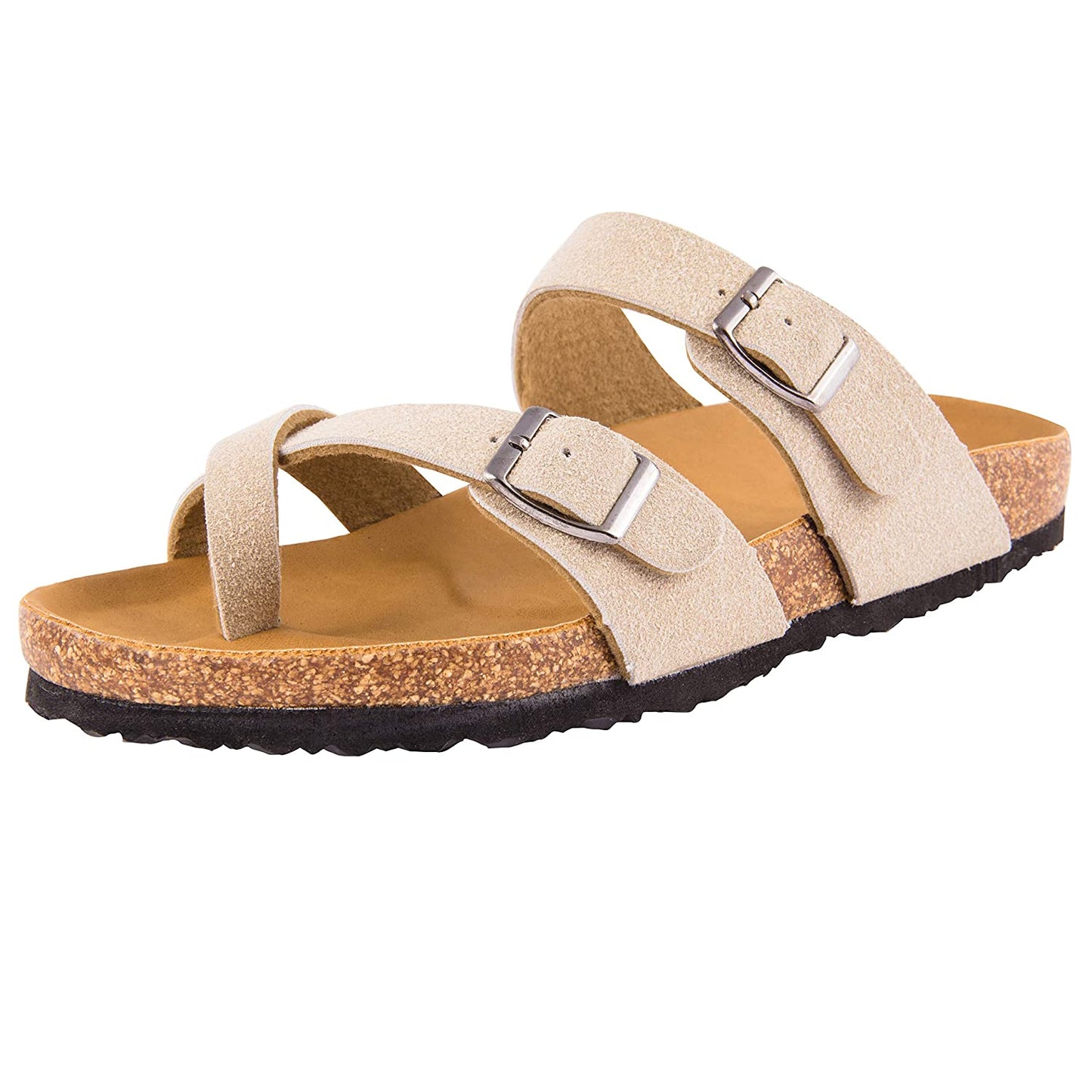 Leather Slides Sandals