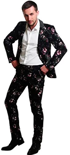 Floral Slim Fit Suit