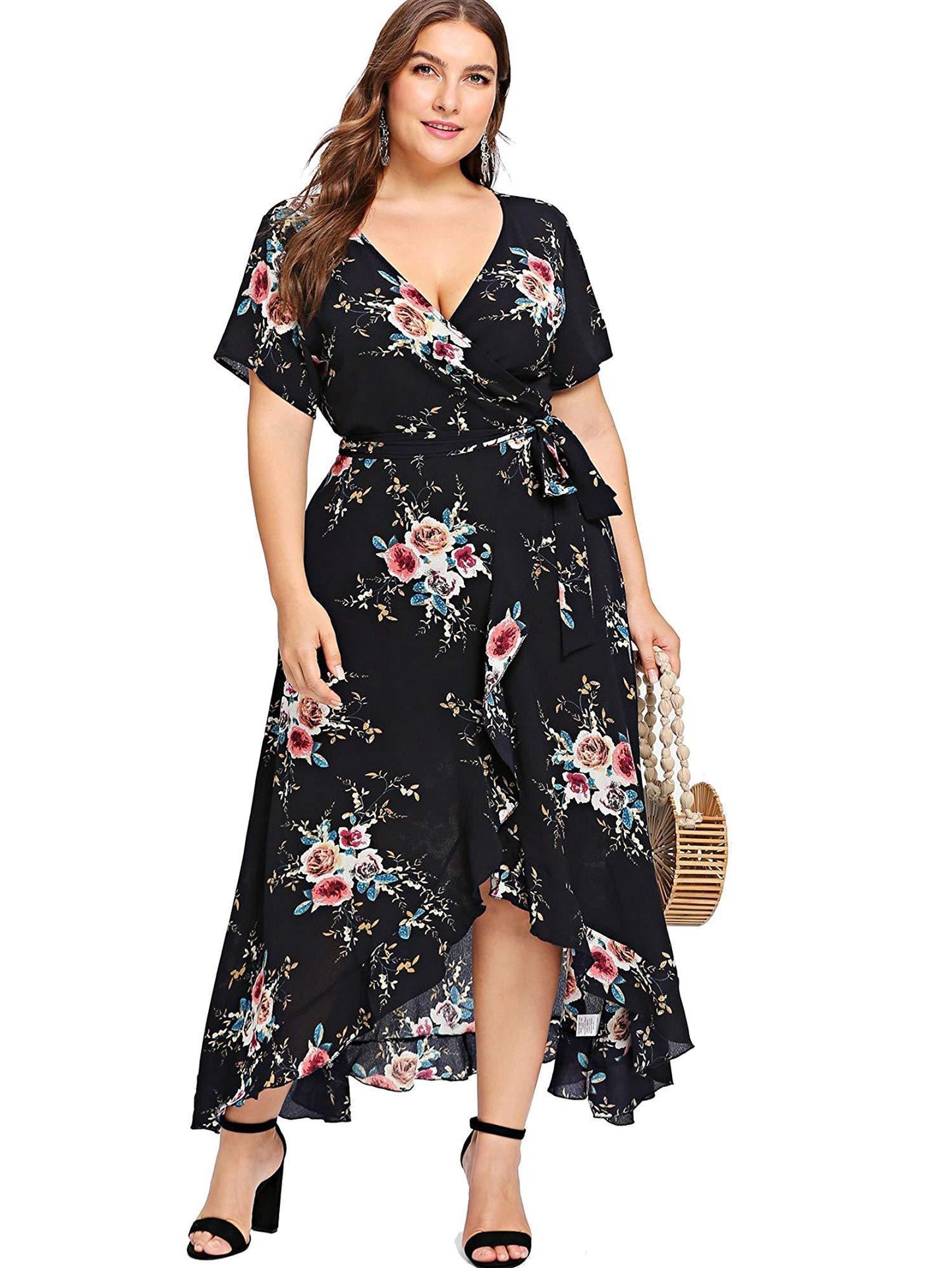 Short Sleeves Maxi Dress