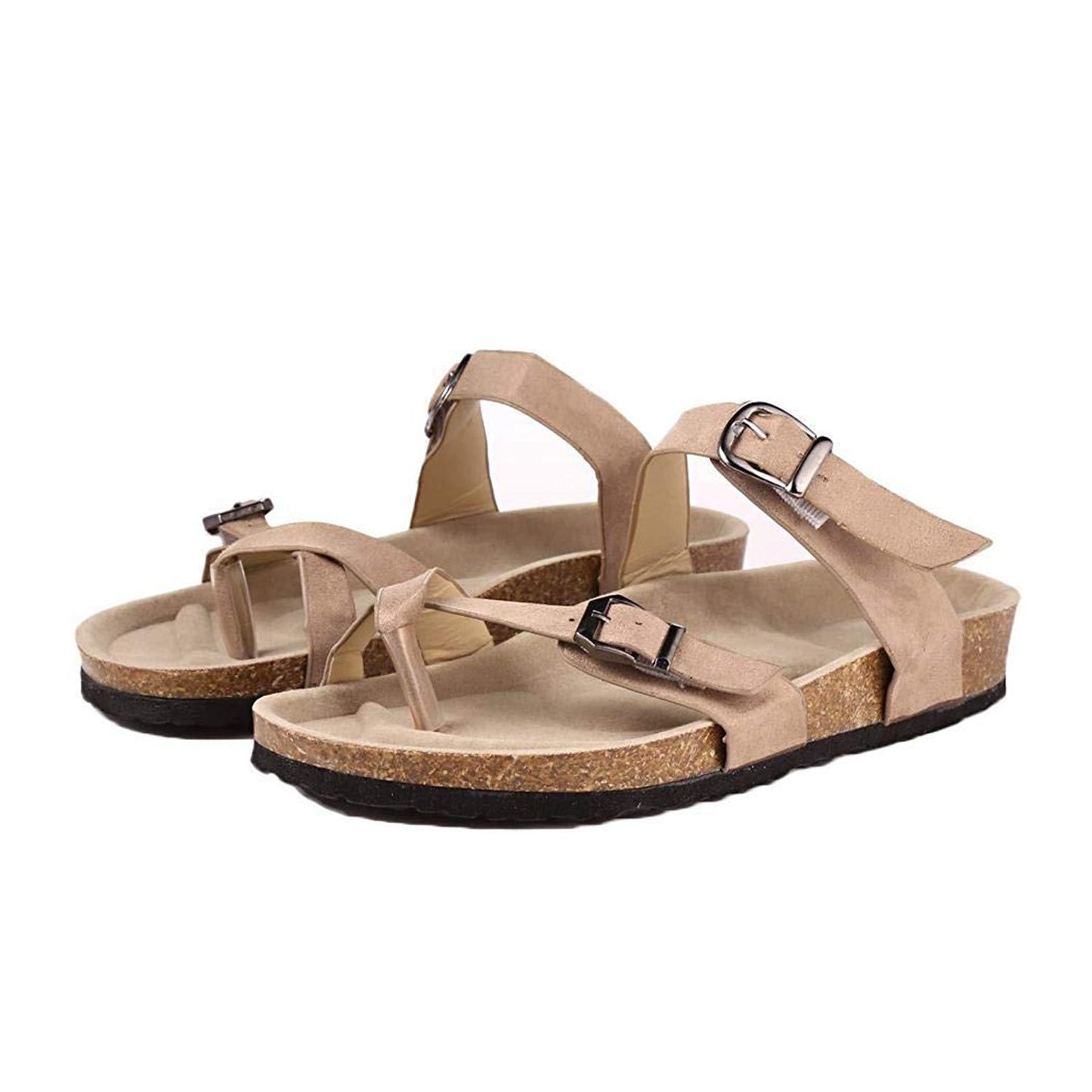 Double Buckle Strap Sandals