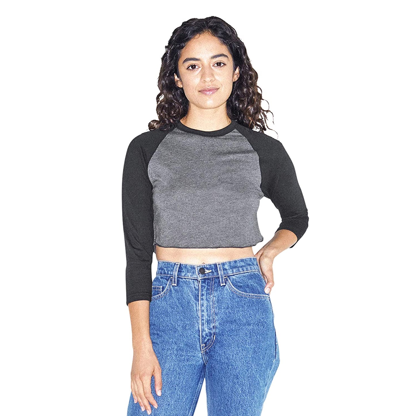 Cropped Sleeve Raglan