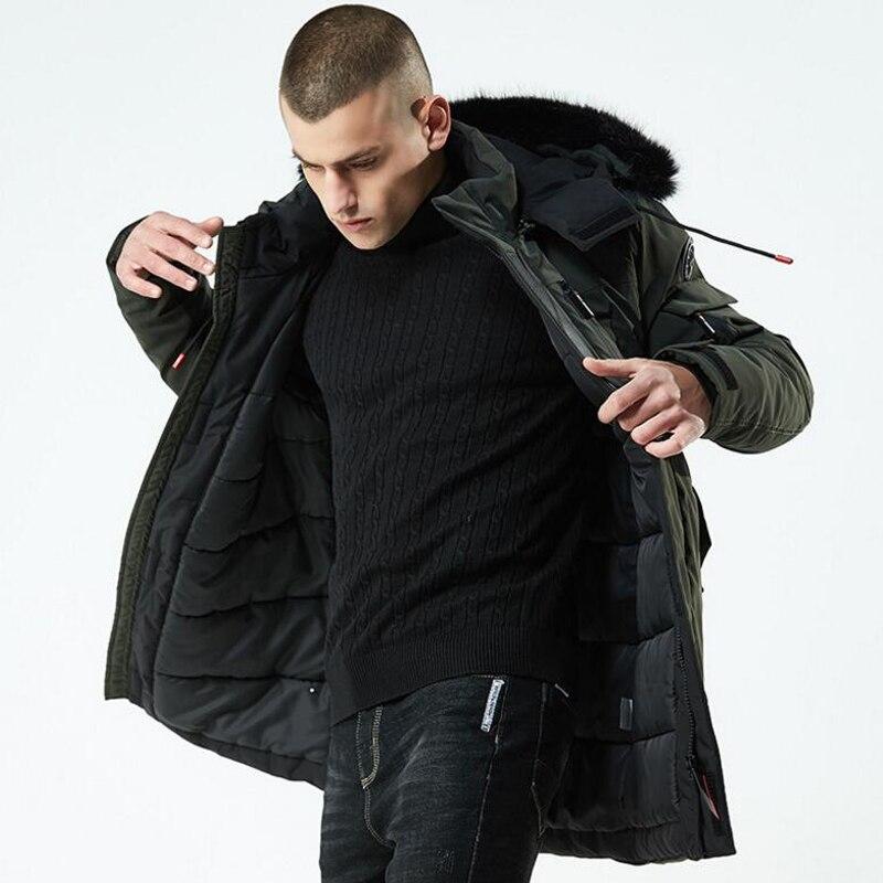 Solid Color Winter Parka