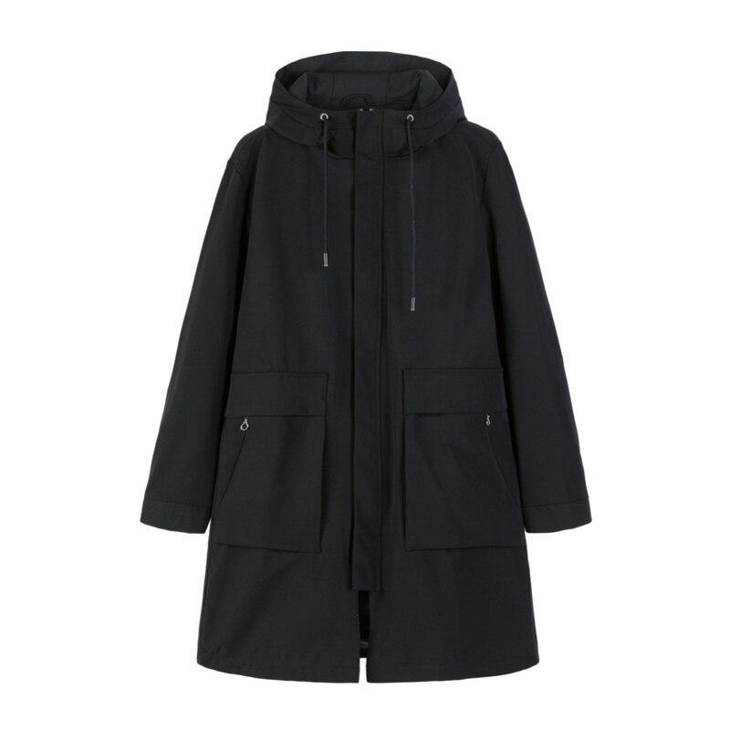 Mid-length Hooded Trench