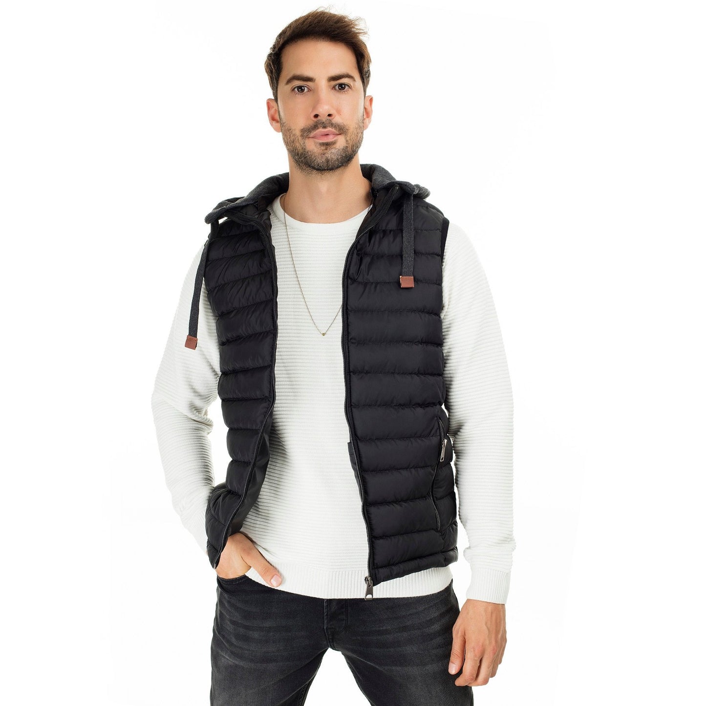 Hooded Slim Fit Vest