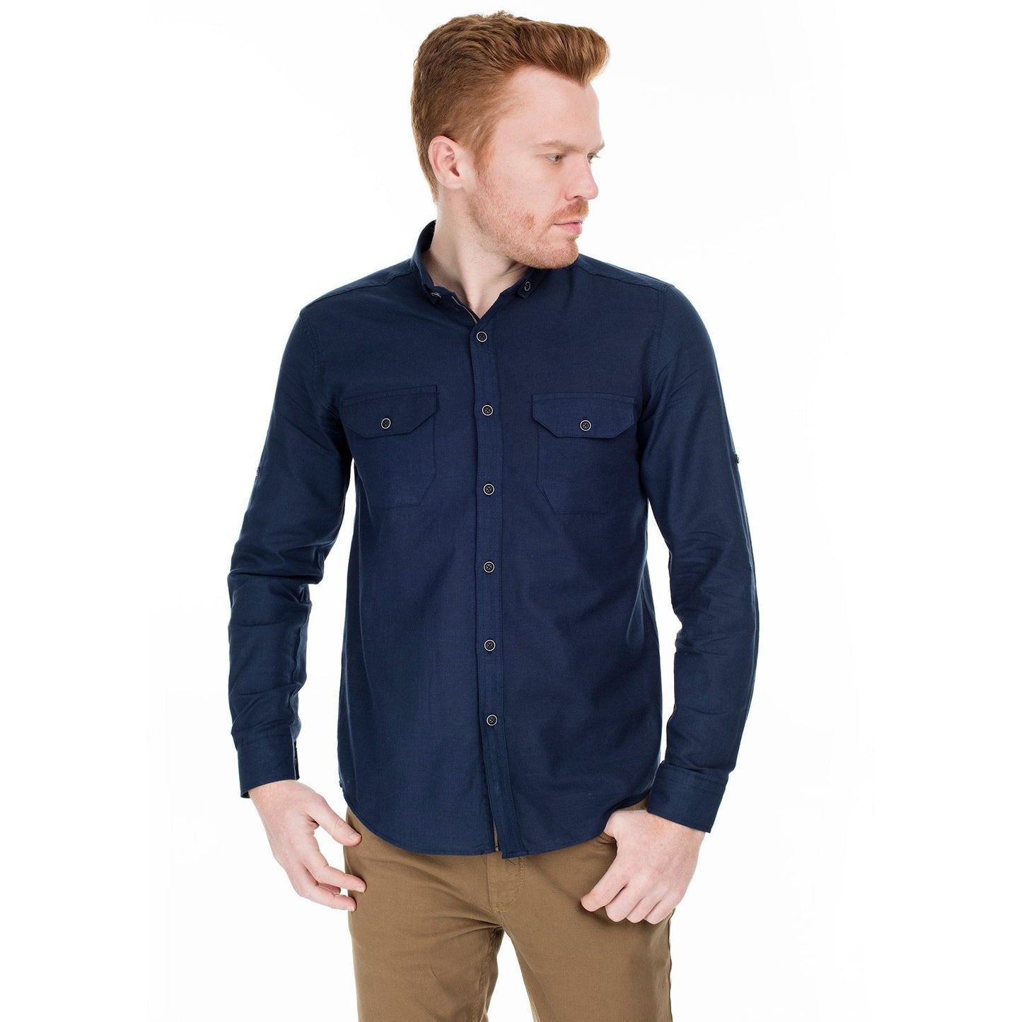 Pockets Cotton Shirt