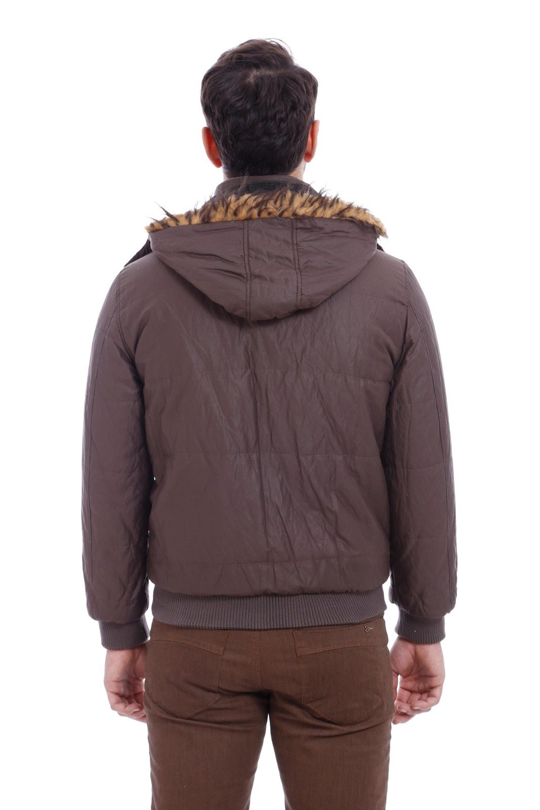 Brown Hooded Coat