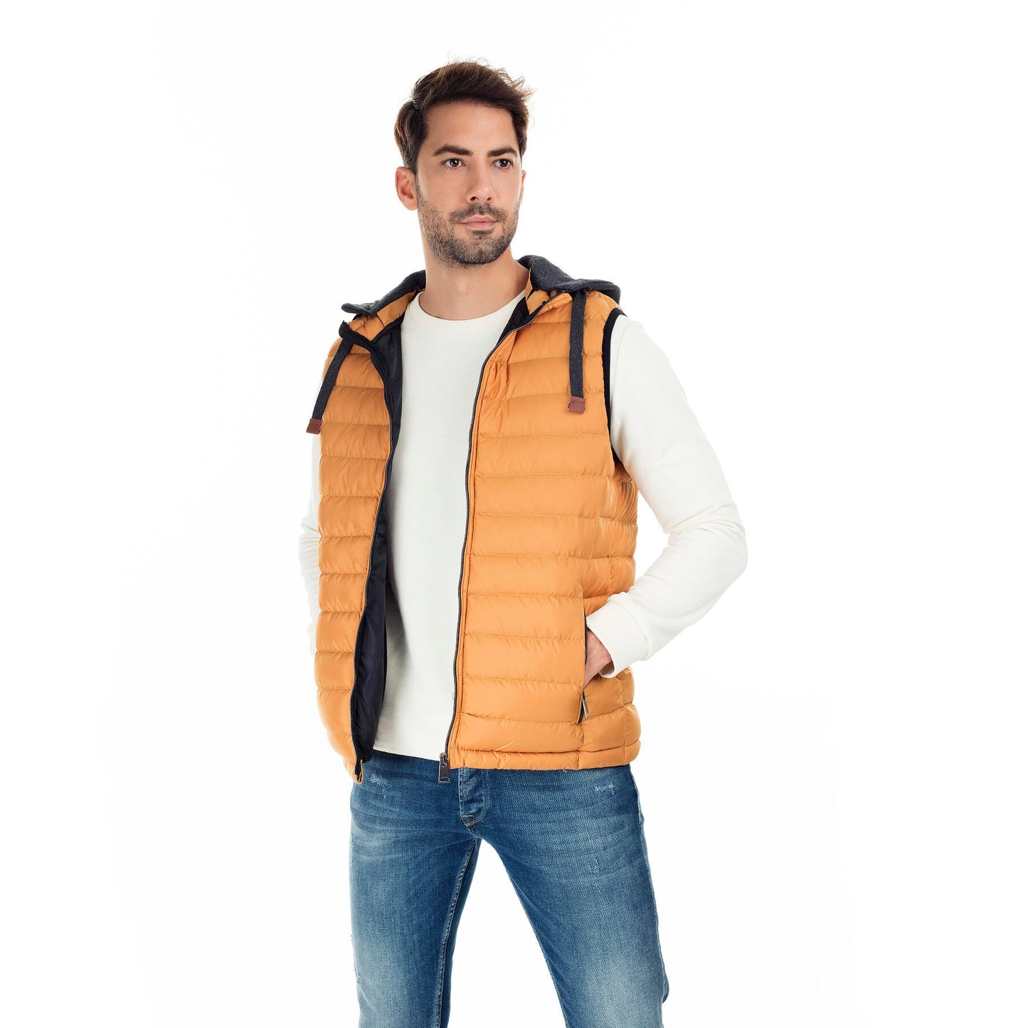 Hooded Slim Fit Vest