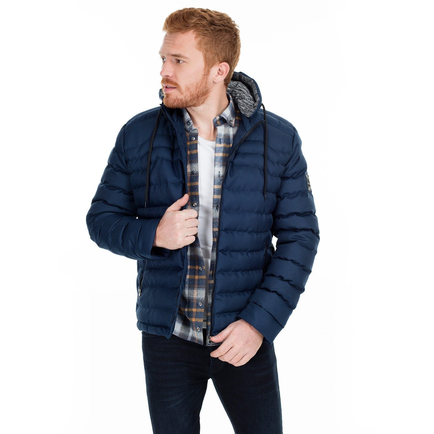 Hooded Slim Fit Coat