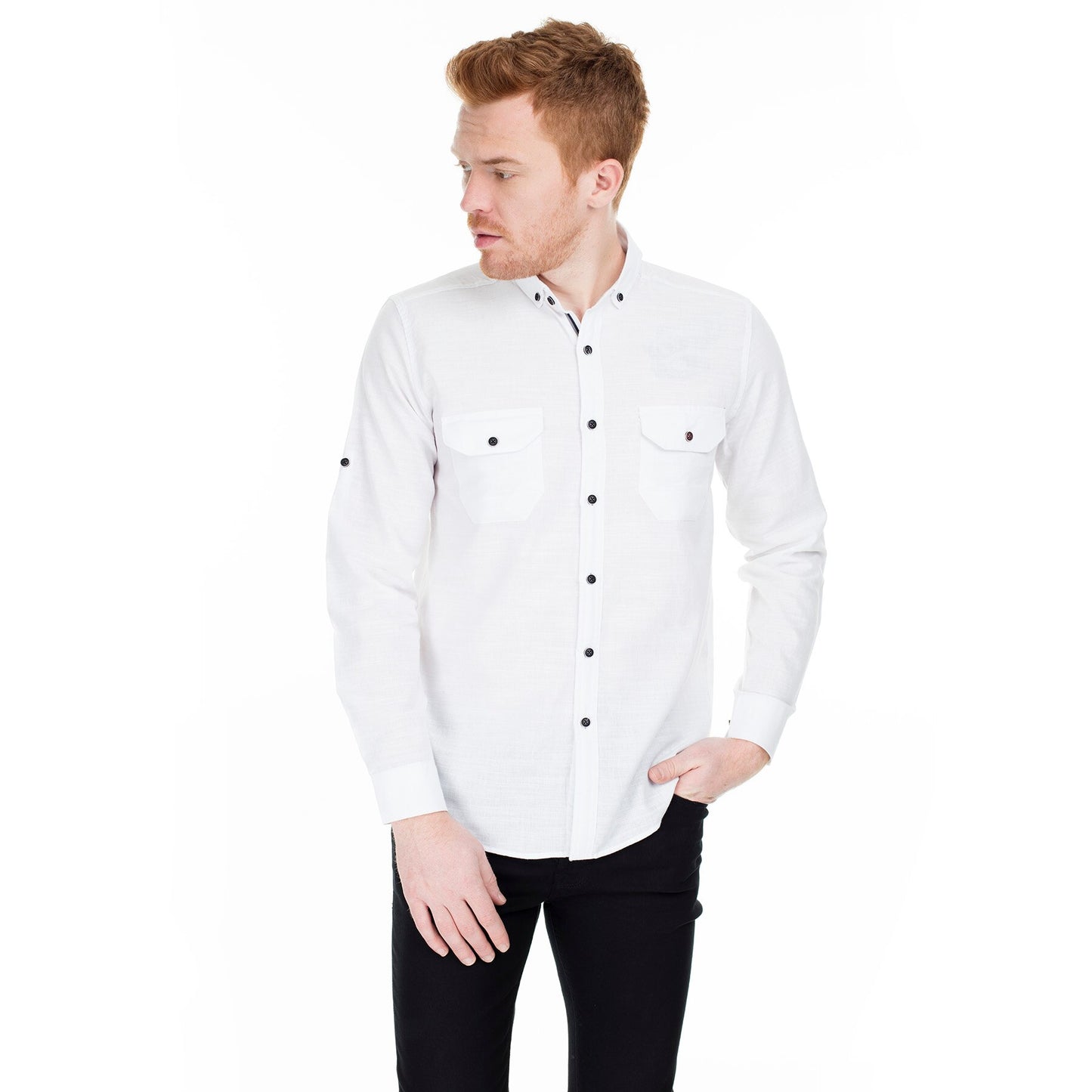 Pockets Cotton Shirt