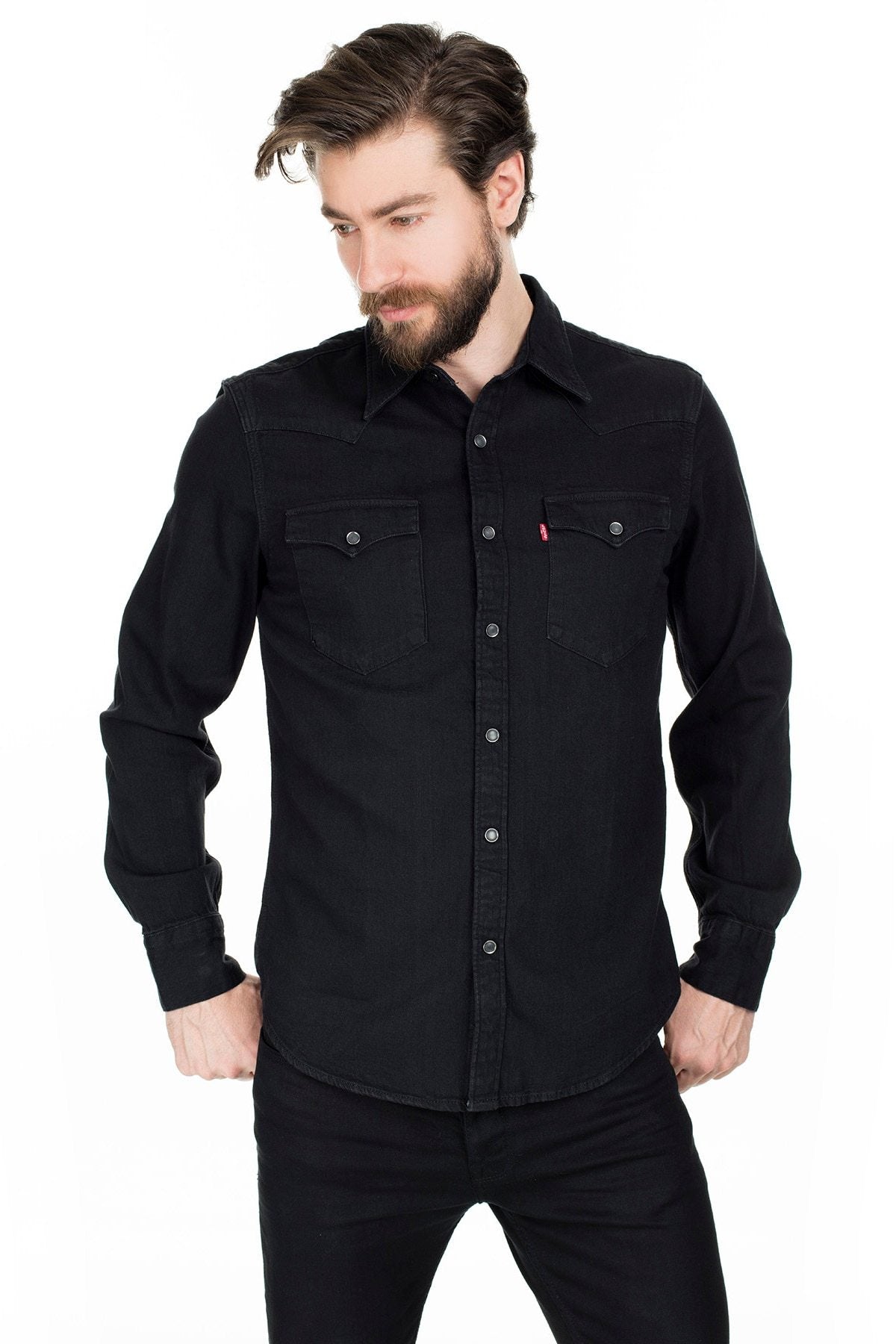 Black Woolen Shirt