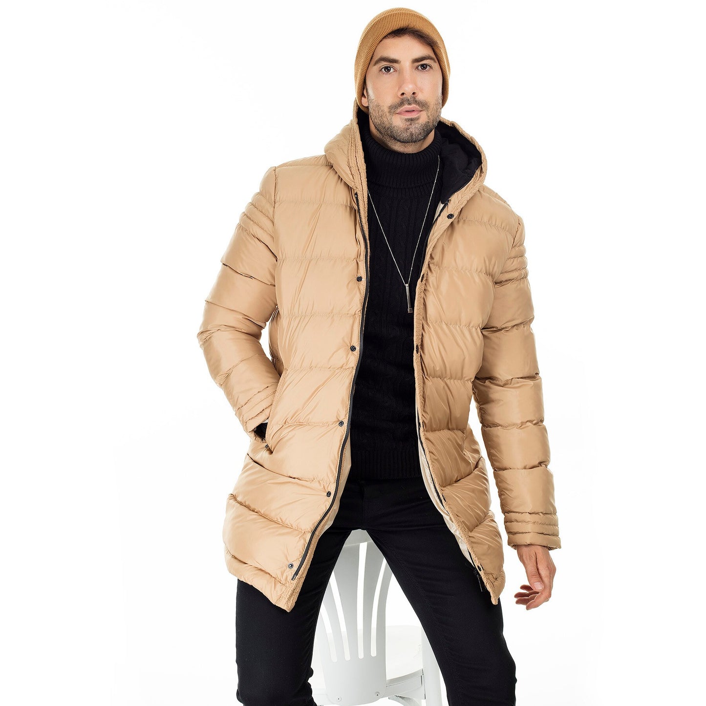 Extra Slim Hooded Coat