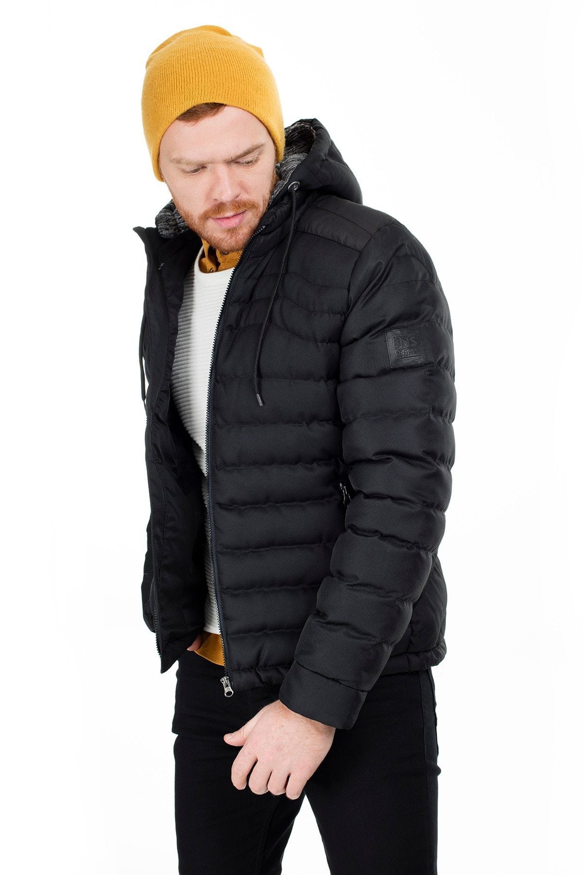 Hooded Slim Fit Coat