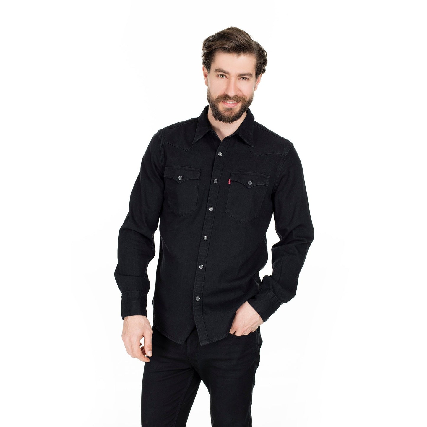 Black Woolen Shirt