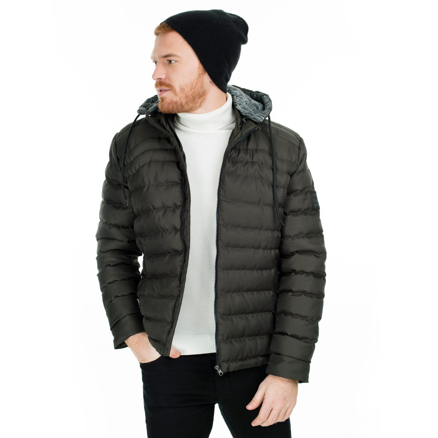 Hooded Slim Fit Coat