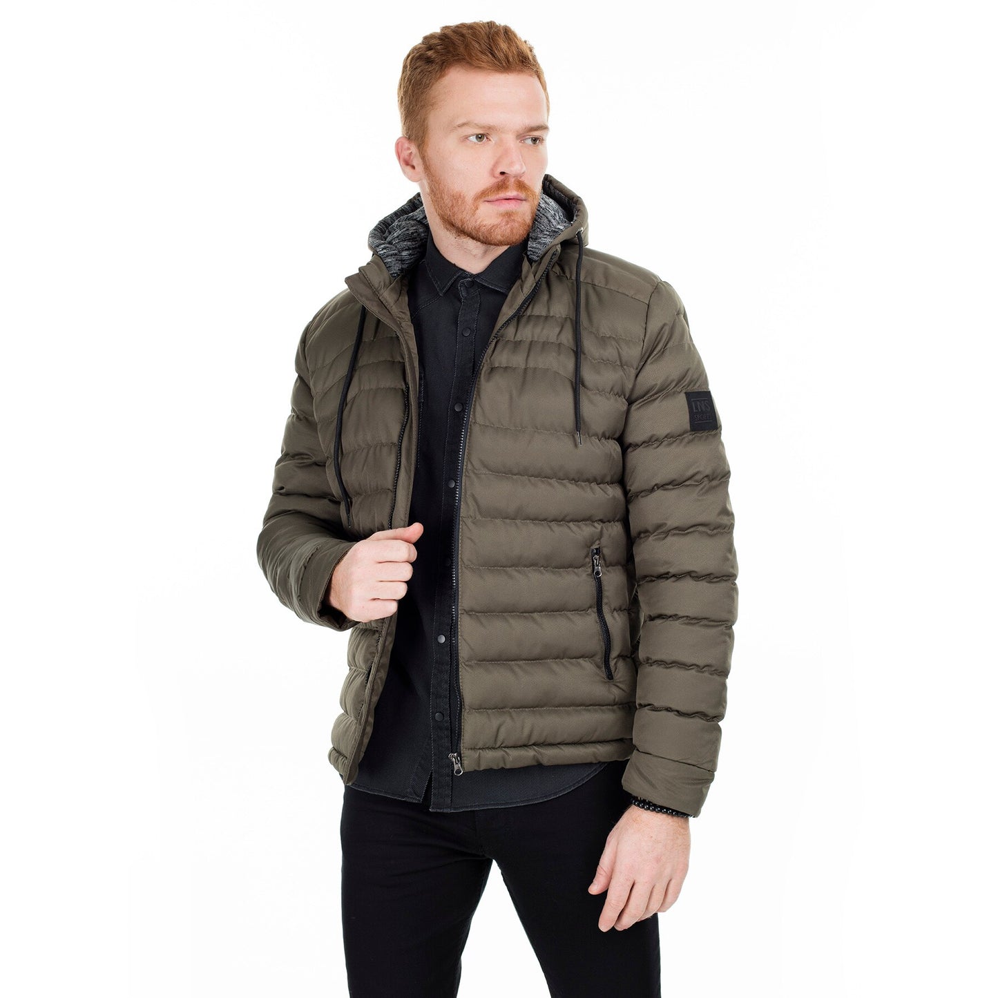 Hooded Slim Fit Coat